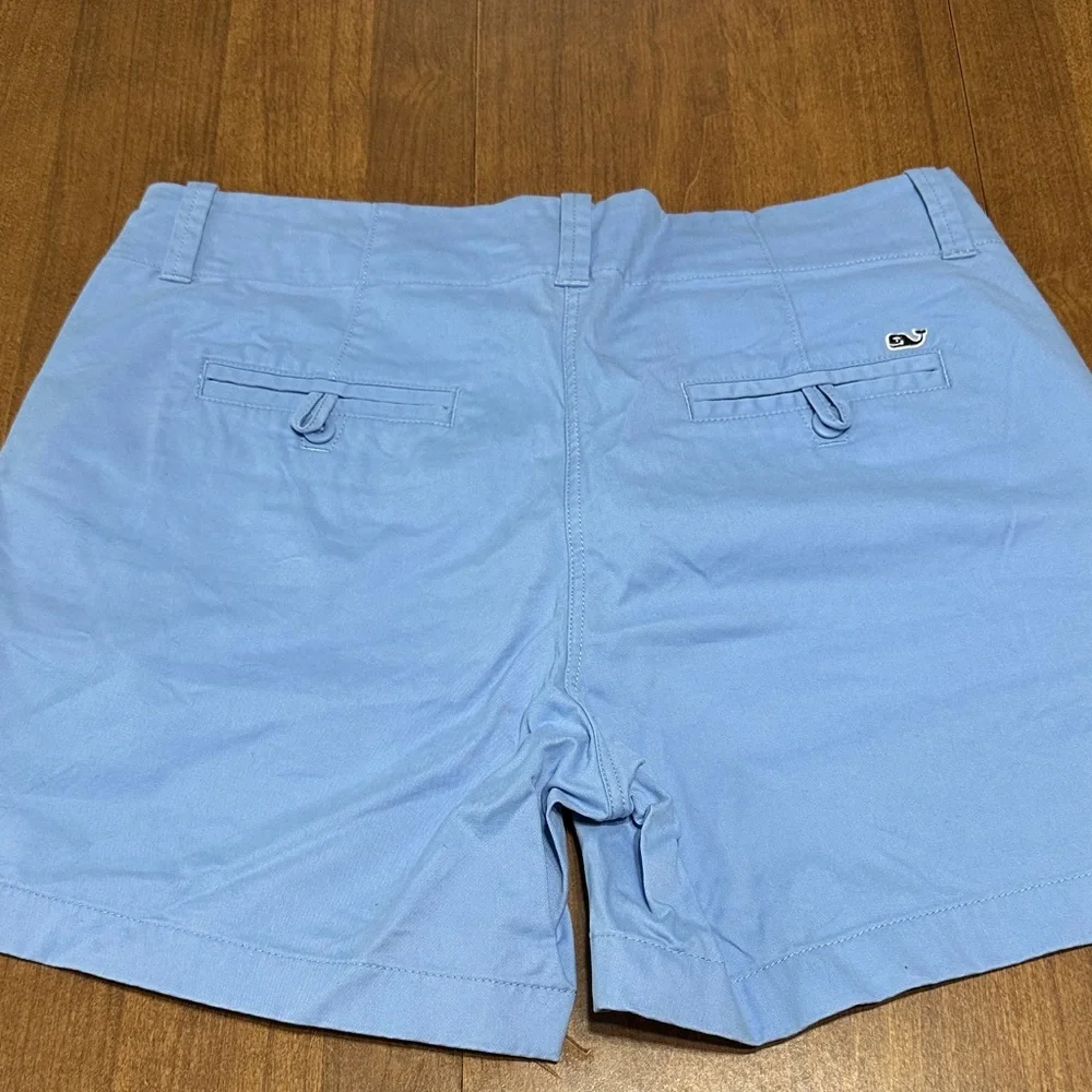Vineyard Vines Women's Light Blue Chino Shorts - Picture 6 of 6